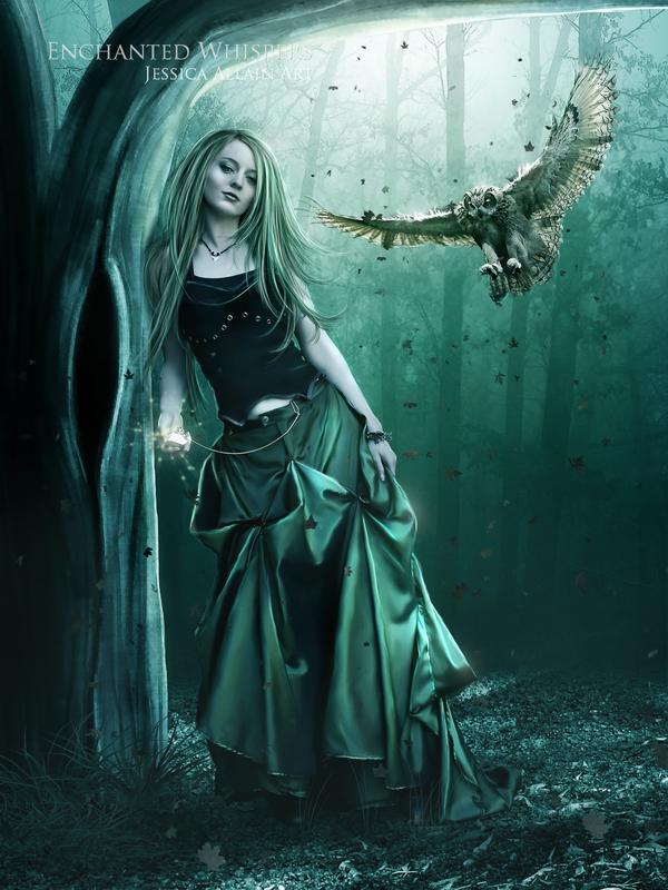 Fantasy Digital Art by Jessica Allain