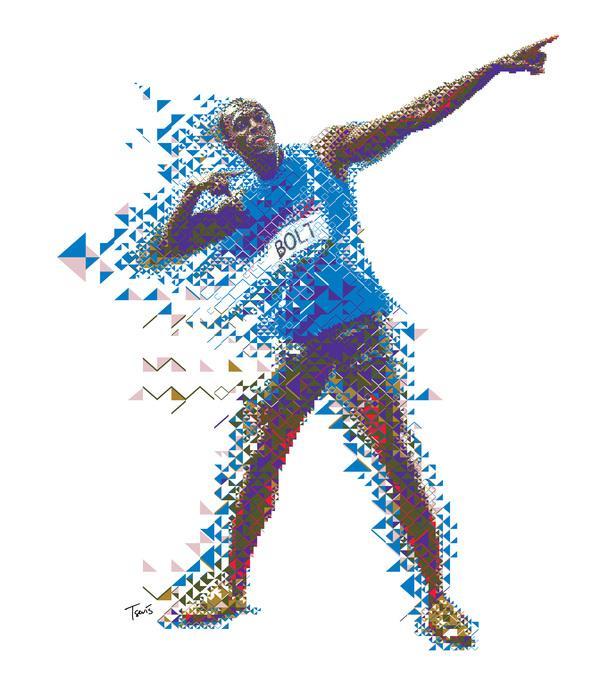 Creative Mosaic Portraits by Charis Tsevis
