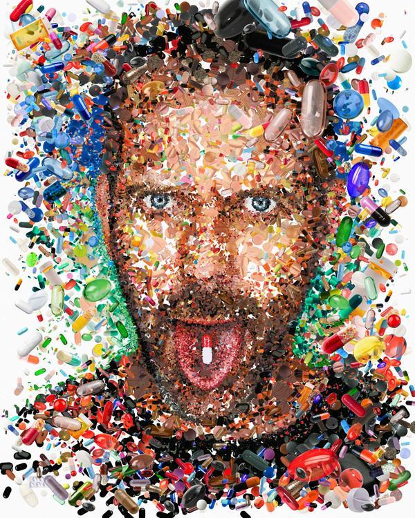 Creative Mosaic Portraits by Charis Tsevis