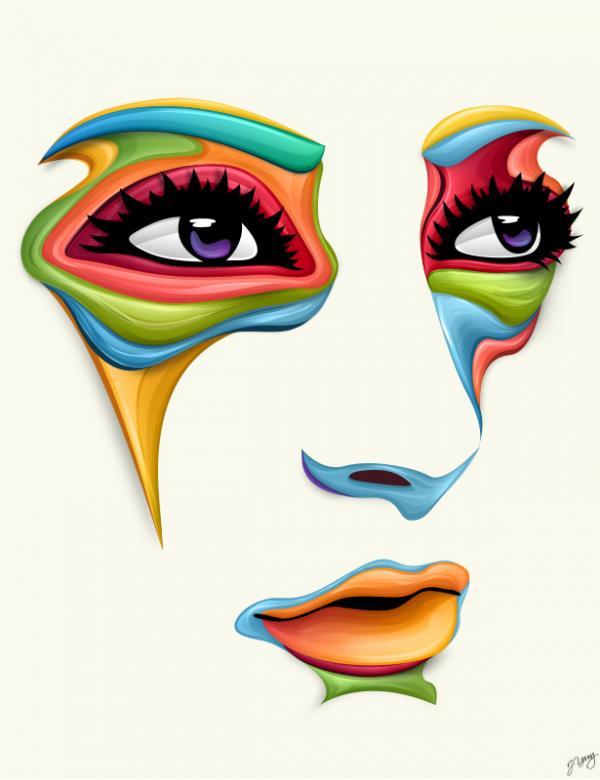 Vector Faces by Jeremy Young