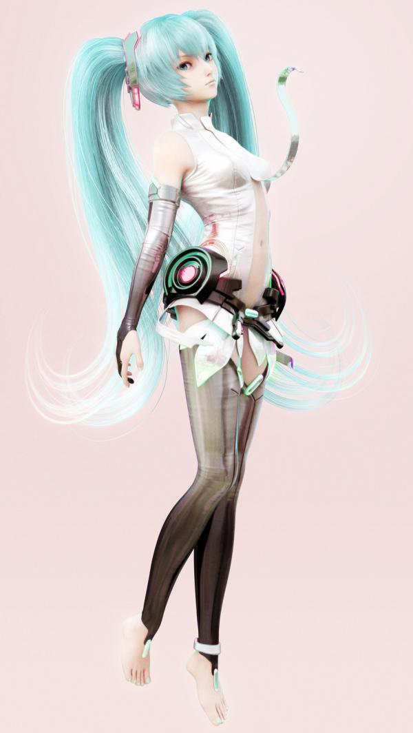 Digital Characters by Ikedan