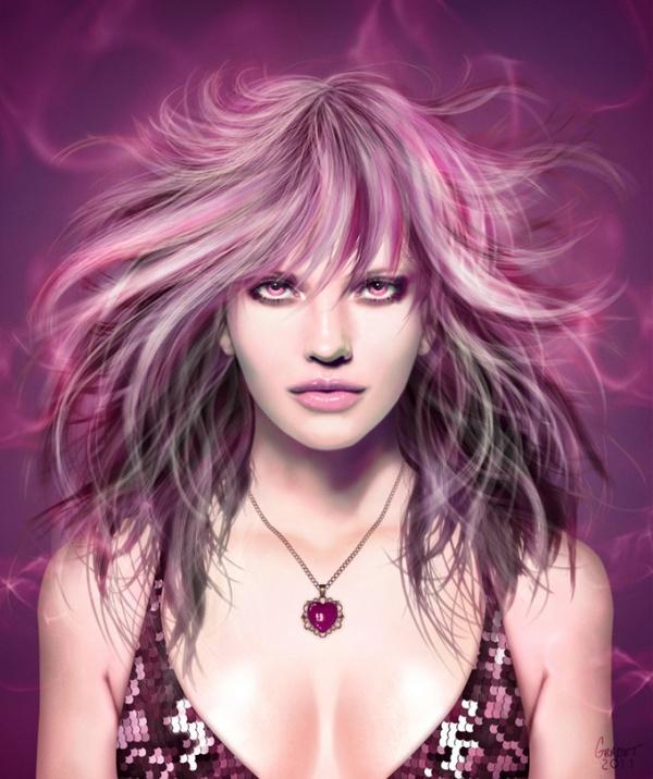 Digital Portraits by Carine Grasset