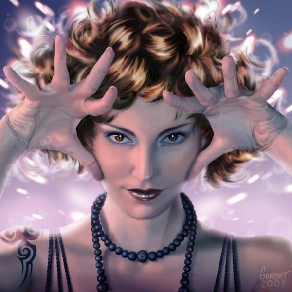Digital Portraits by Carine Grasset