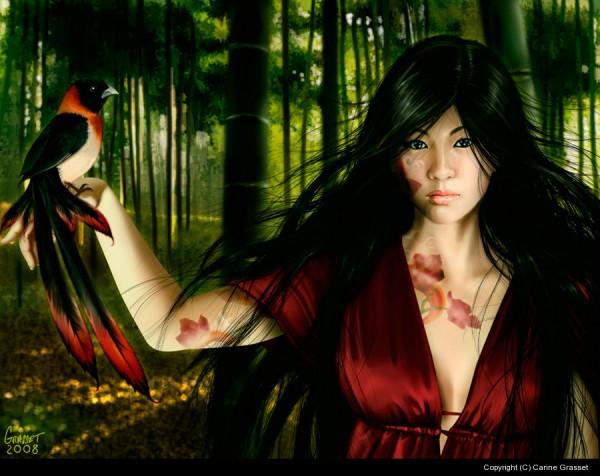 Digital Portraits by Carine Grasset