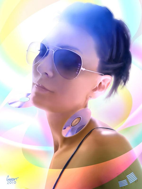 Digital Portraits by Carine Grasset