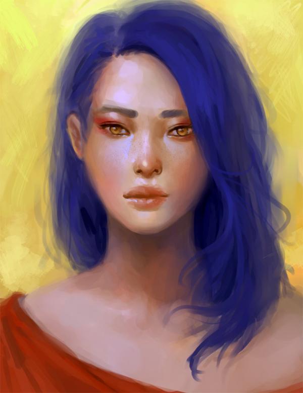 Digital Paintings by Katrina Lin