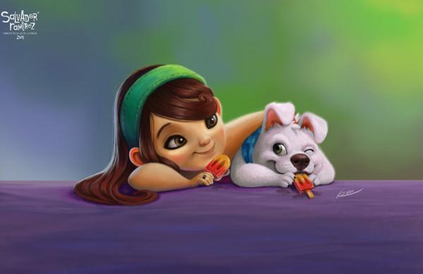 Cute 3D Characters by Salvador Ramirez Madriz