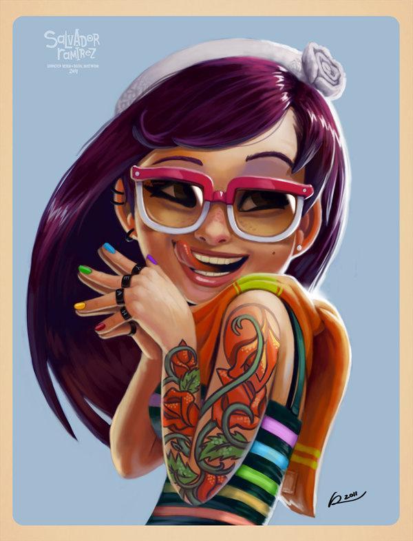 Cute 3D Characters by Salvador Ramirez Madriz