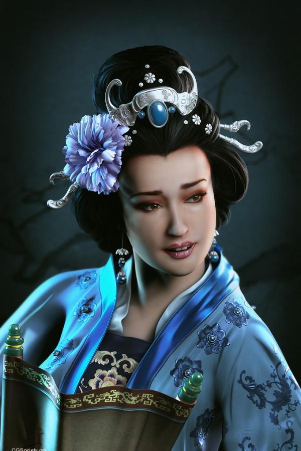 3D Digital Paintings by Baolong Zhang