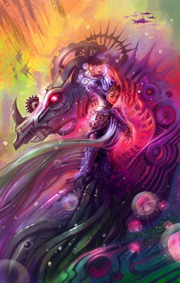 Fantasy Artwork by Jian Guo