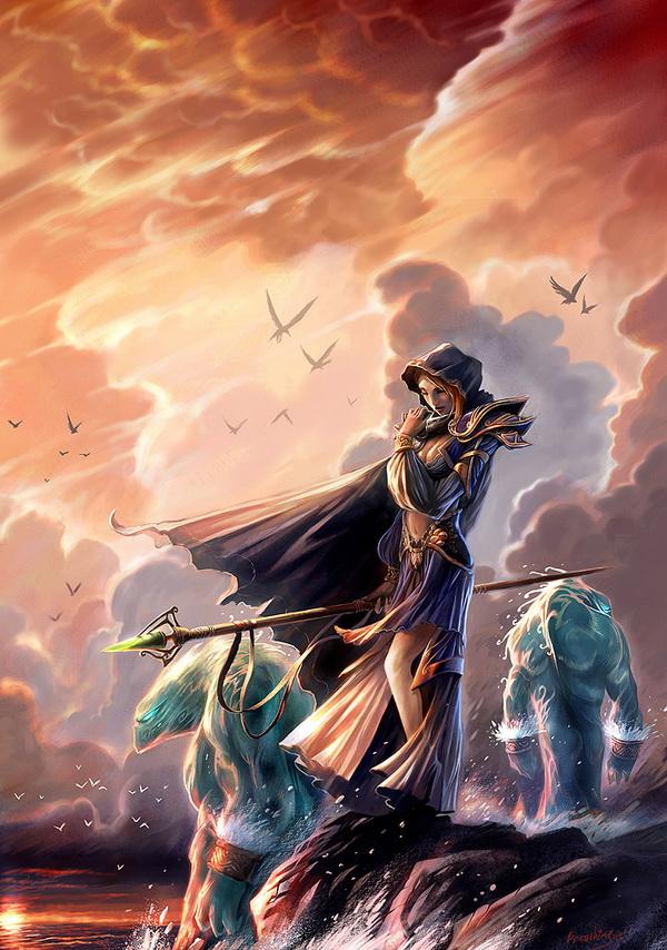 Fantasy Artwork by Jian Guo