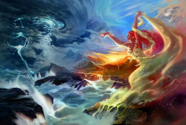 Fantasy Artwork by Jian Guo