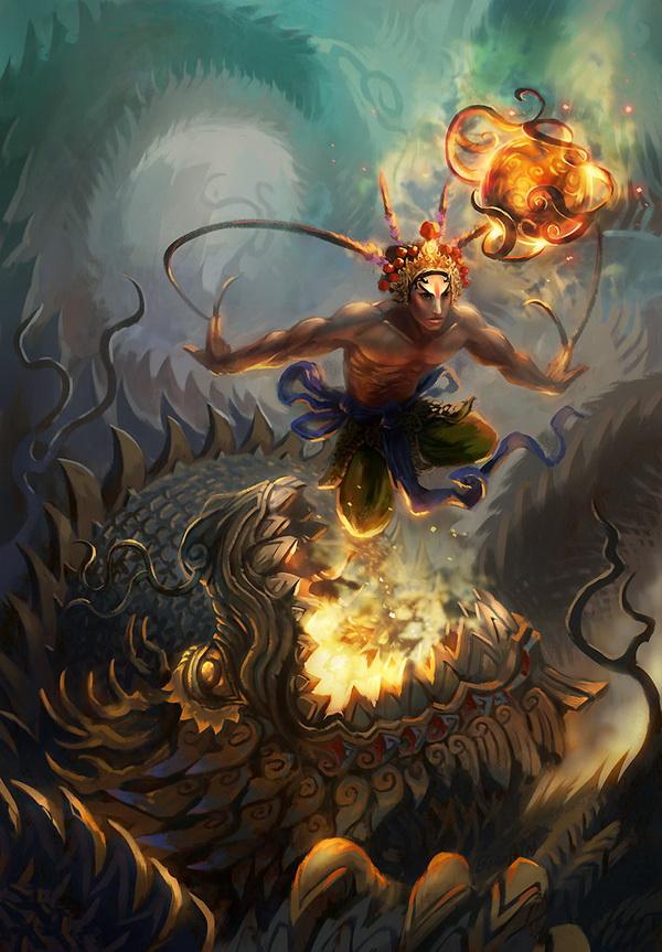 Fantasy Artwork by Jian Guo