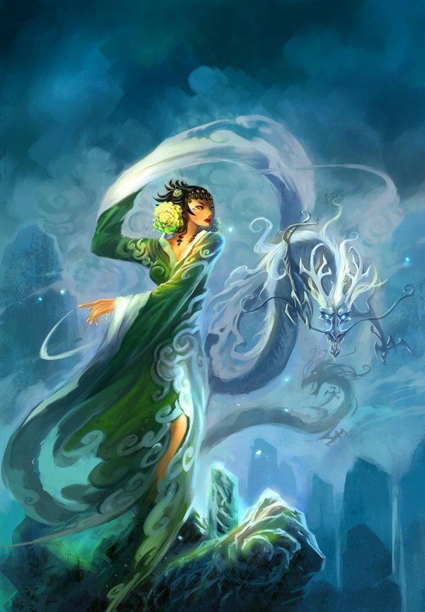 Fantasy Artwork by Jian Guo