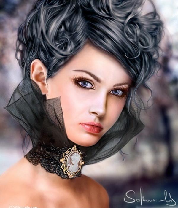 30 Awesome Digital Portraits