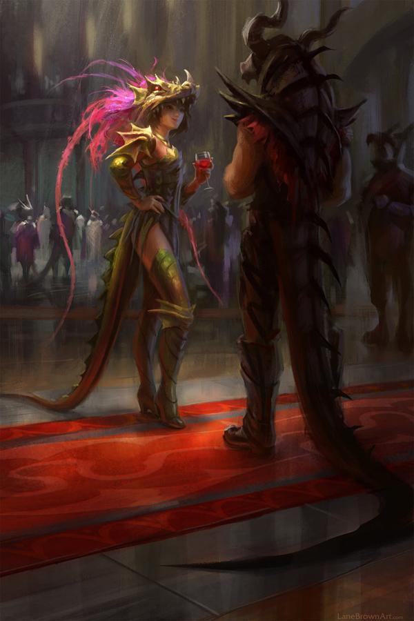 Digital Paintings by Lane Brown