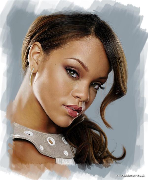 Realistic Finger Paintings by Kyle Lambert