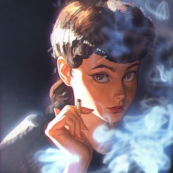 Vector Portraits by Ilya Kuvshinov