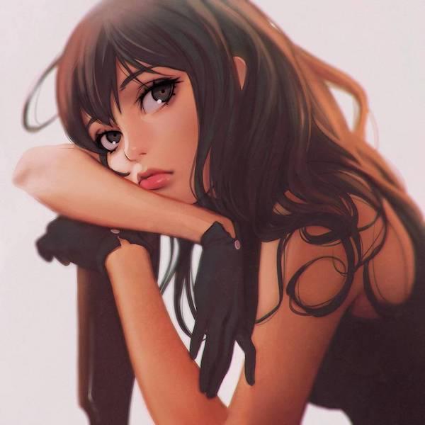 Vector Portraits by Ilya Kuvshinov