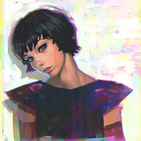 Vector Portraits by Ilya Kuvshinov