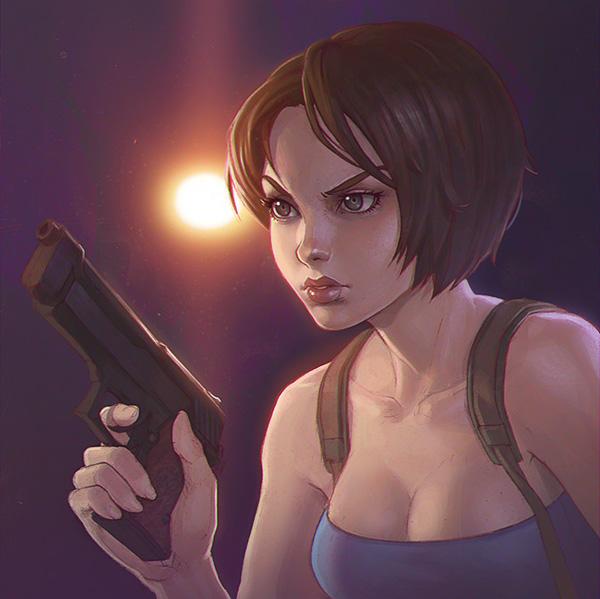 Vector Portraits by Ilya Kuvshinov