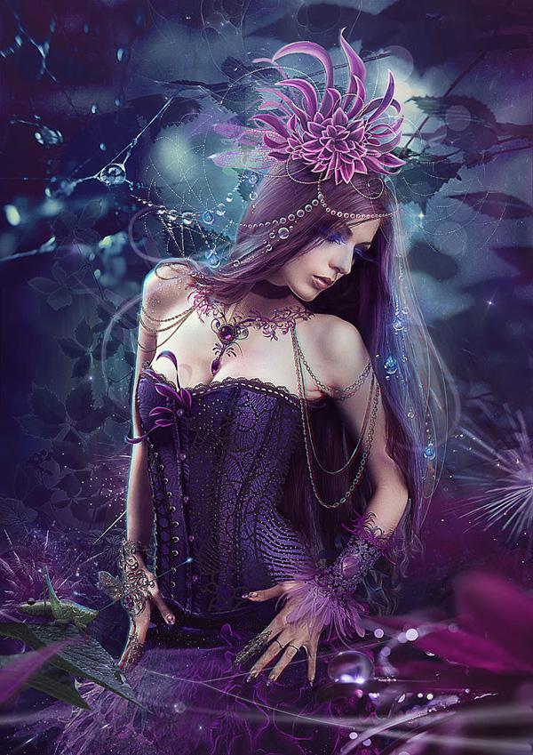 Fantasy Digital Art by Vasylina Holodilina