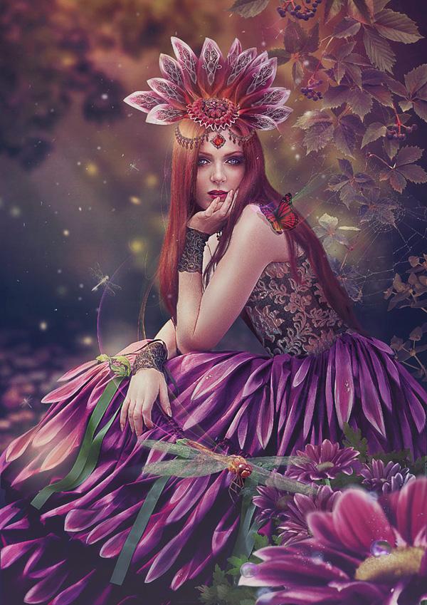 Fantasy Digital Art by Vasylina Holodilina