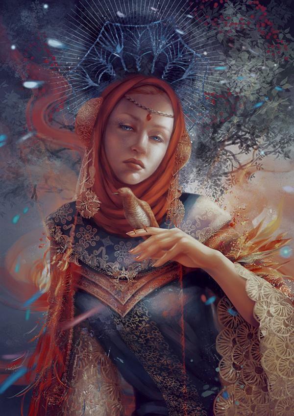 Fantasy Digital Art by Vasylina Holodilina
