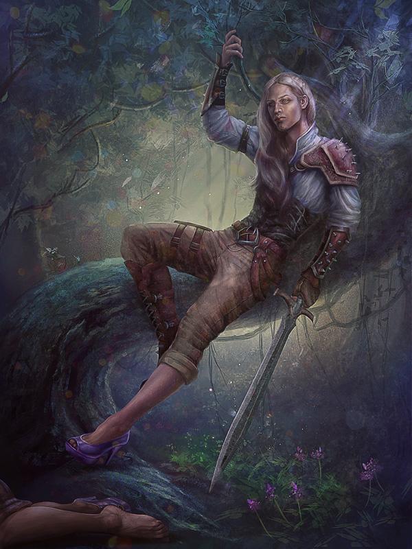 Fantasy Digital Art by Vasylina Holodilina