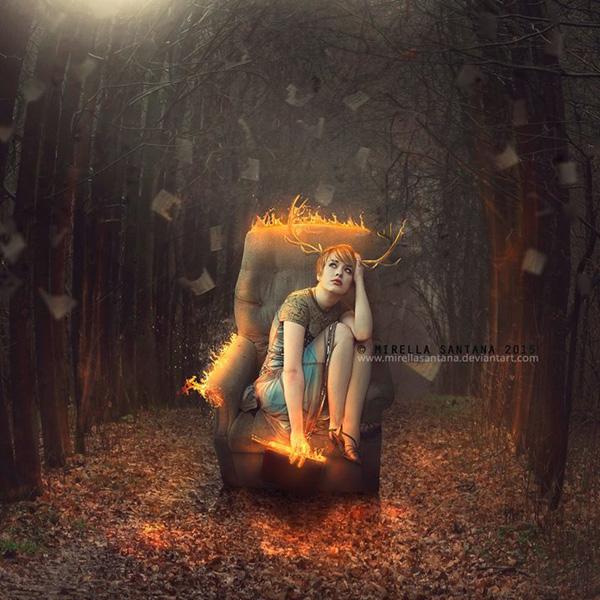 Digital Paintings by Mirella Santana