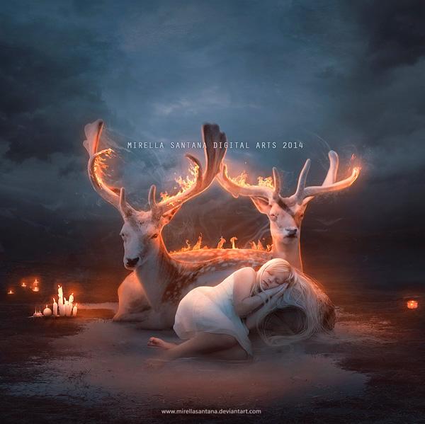 Digital Paintings by Mirella Santana