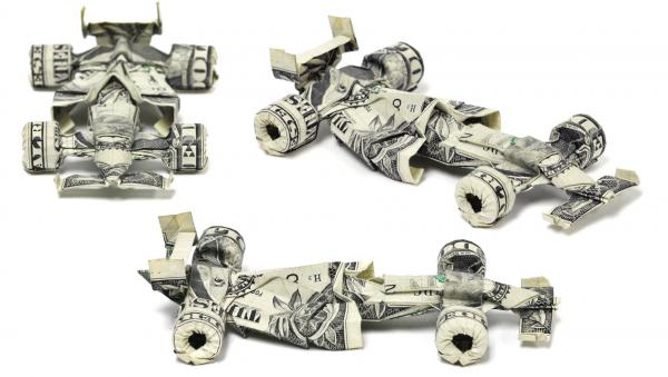 Dollar Money Origami by Won Park