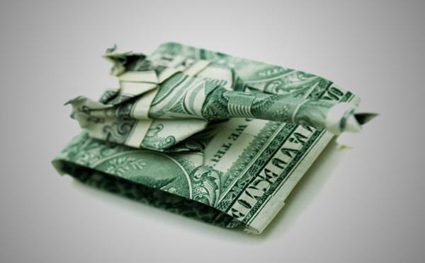 Dollar Money Origami by Won Park