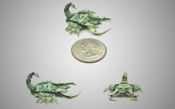 Dollar Money Origami by Won Park