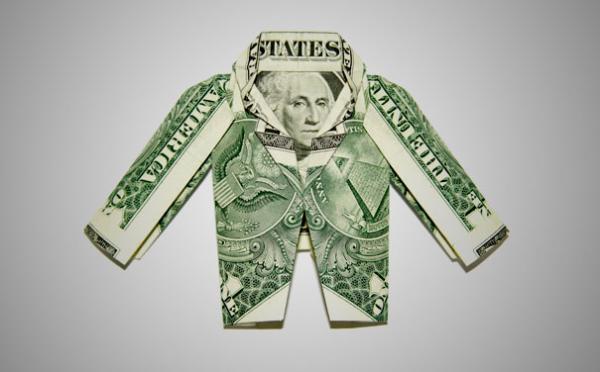 Dollar Money Origami by Won Park