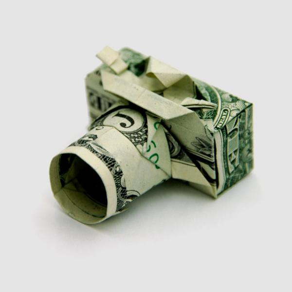 Dollar Money Origami by Won Park