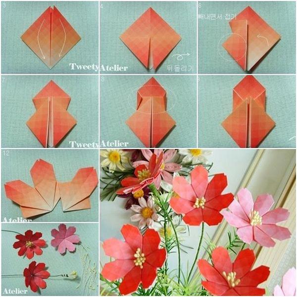 40 Origami Flowers You Can Do