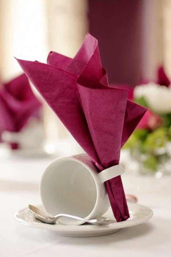 35 Beautiful Examples of Napkin Folding