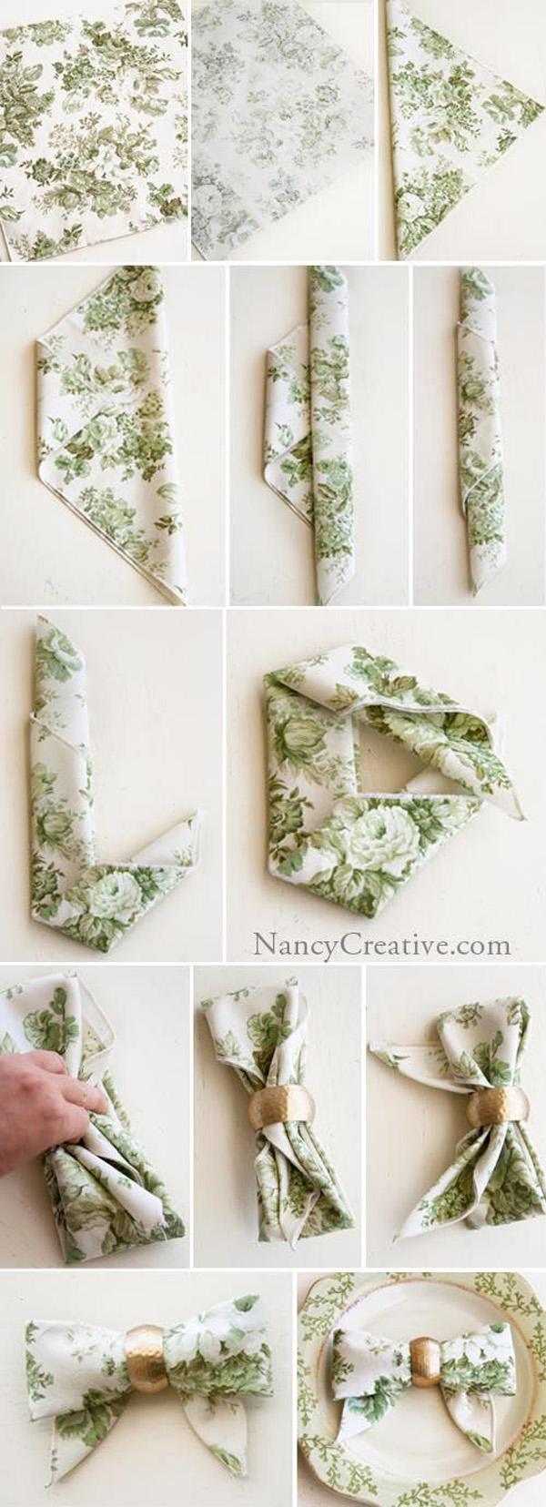 35 Beautiful Examples of Napkin Folding