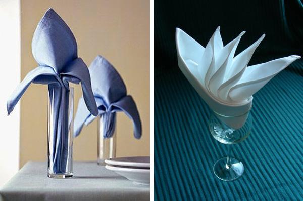 35 Beautiful Examples of Napkin Folding