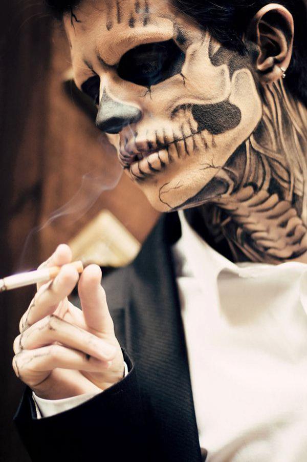 45 Examples of DIY Halloween Makeup