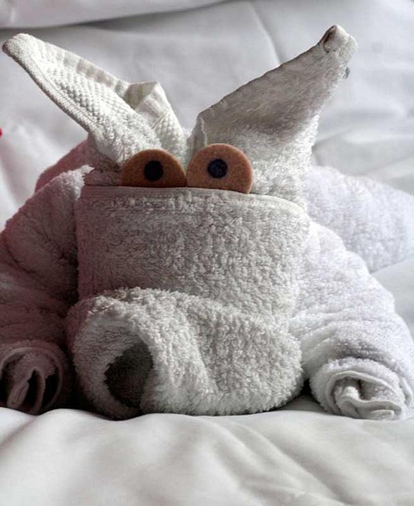 30 Creative Towel Origami DIYs