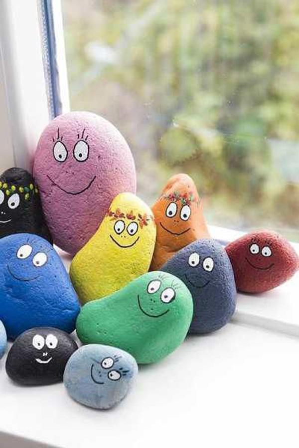 35 DIY Ideas of Painted Rocks
