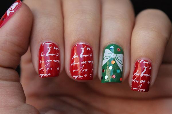 65 Cute Christmas Nails