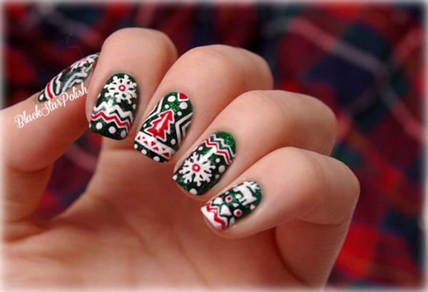 65 Cute Christmas Nails