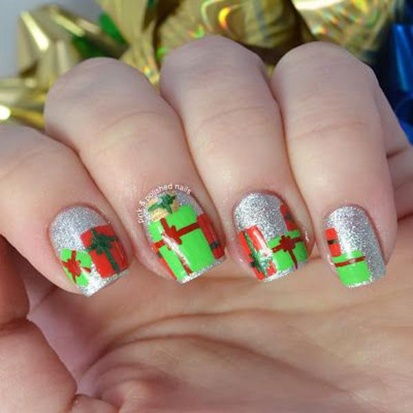 65 Cute Christmas Nails