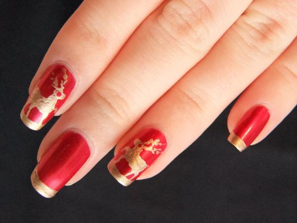 65 Cute Christmas Nails
