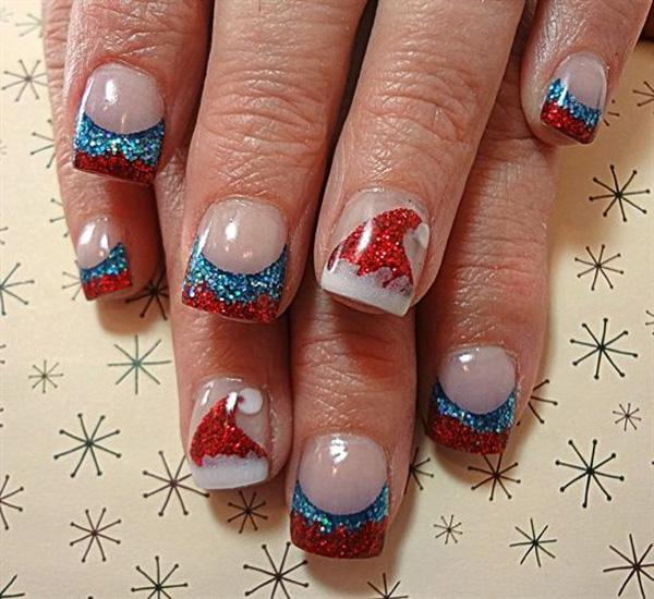 65 Cute Christmas Nails