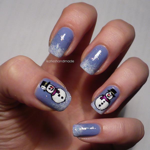 65 Cute Christmas Nails