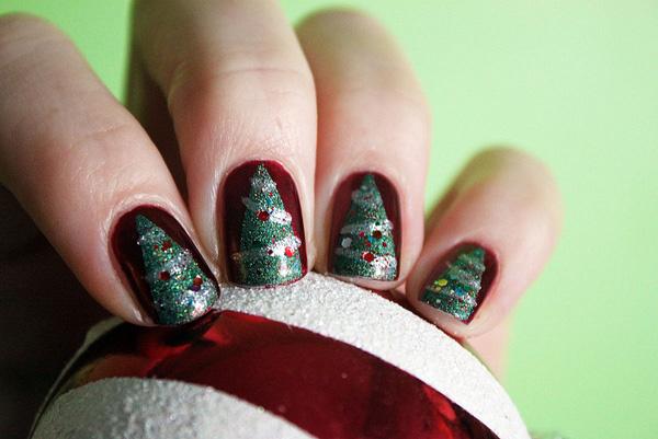 65 Cute Christmas Nails